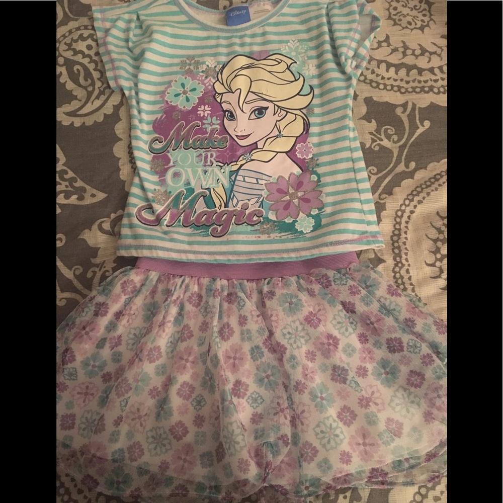 Toddler girl Elsa outfit